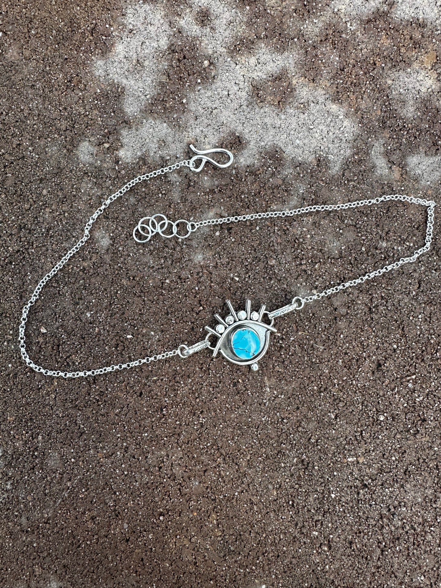 ~Golden hills~Mal de Ojo necklace