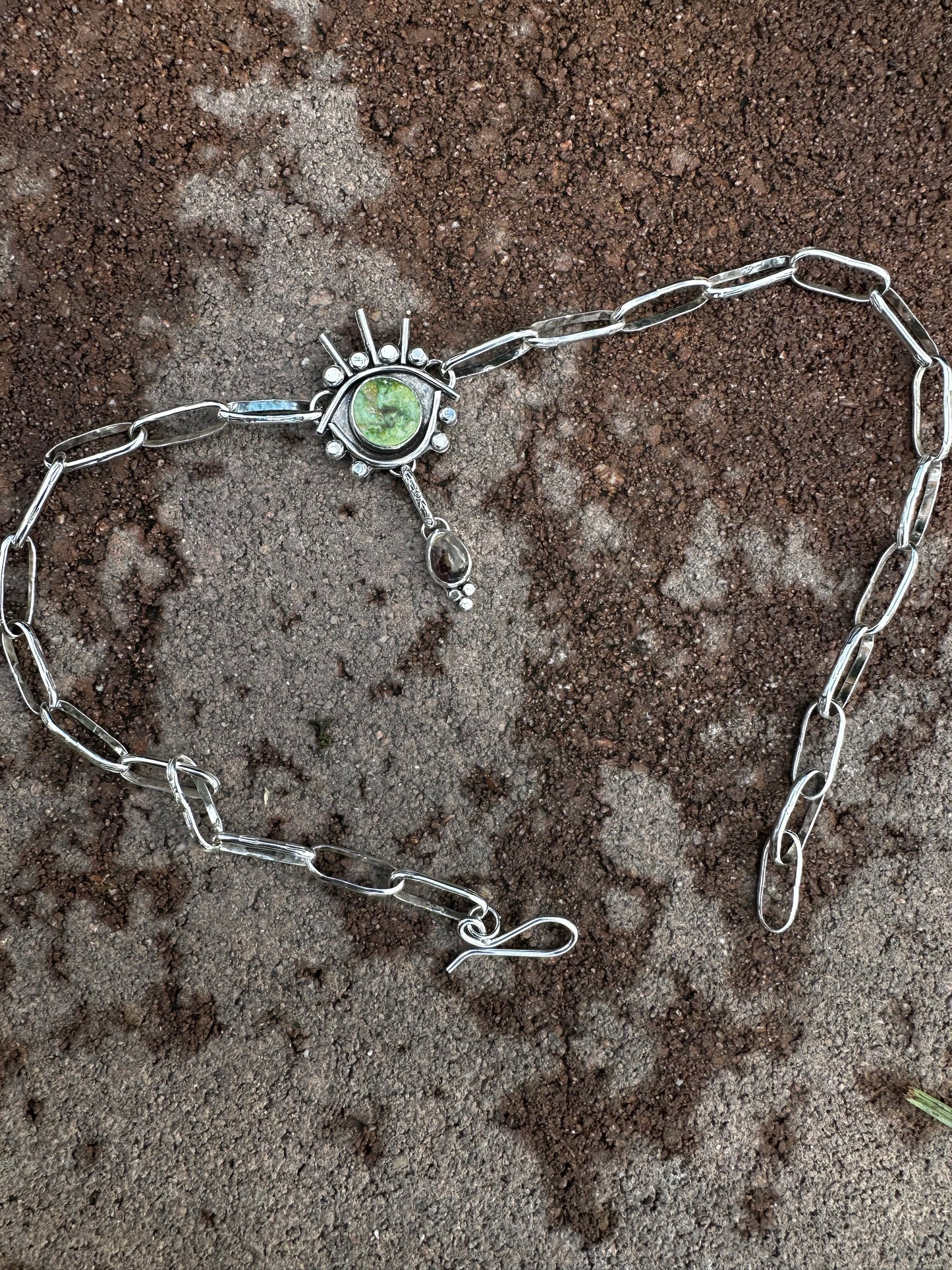 Weeping Mal de Ojo necklace