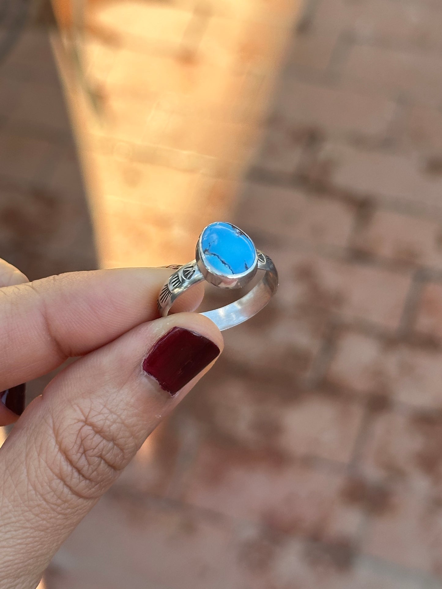 Stamped Golden Hills ring 9.75