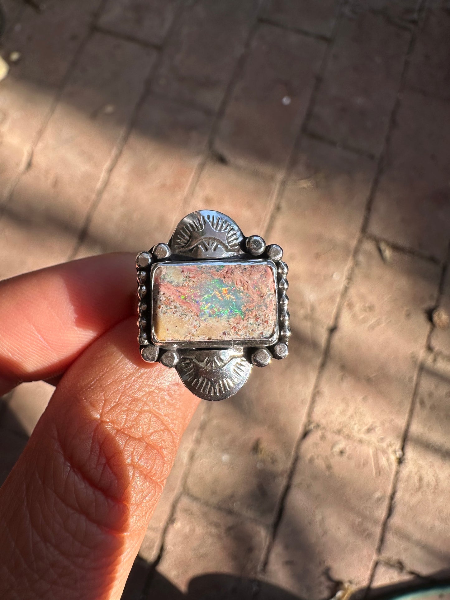 Adorned opal ring 8