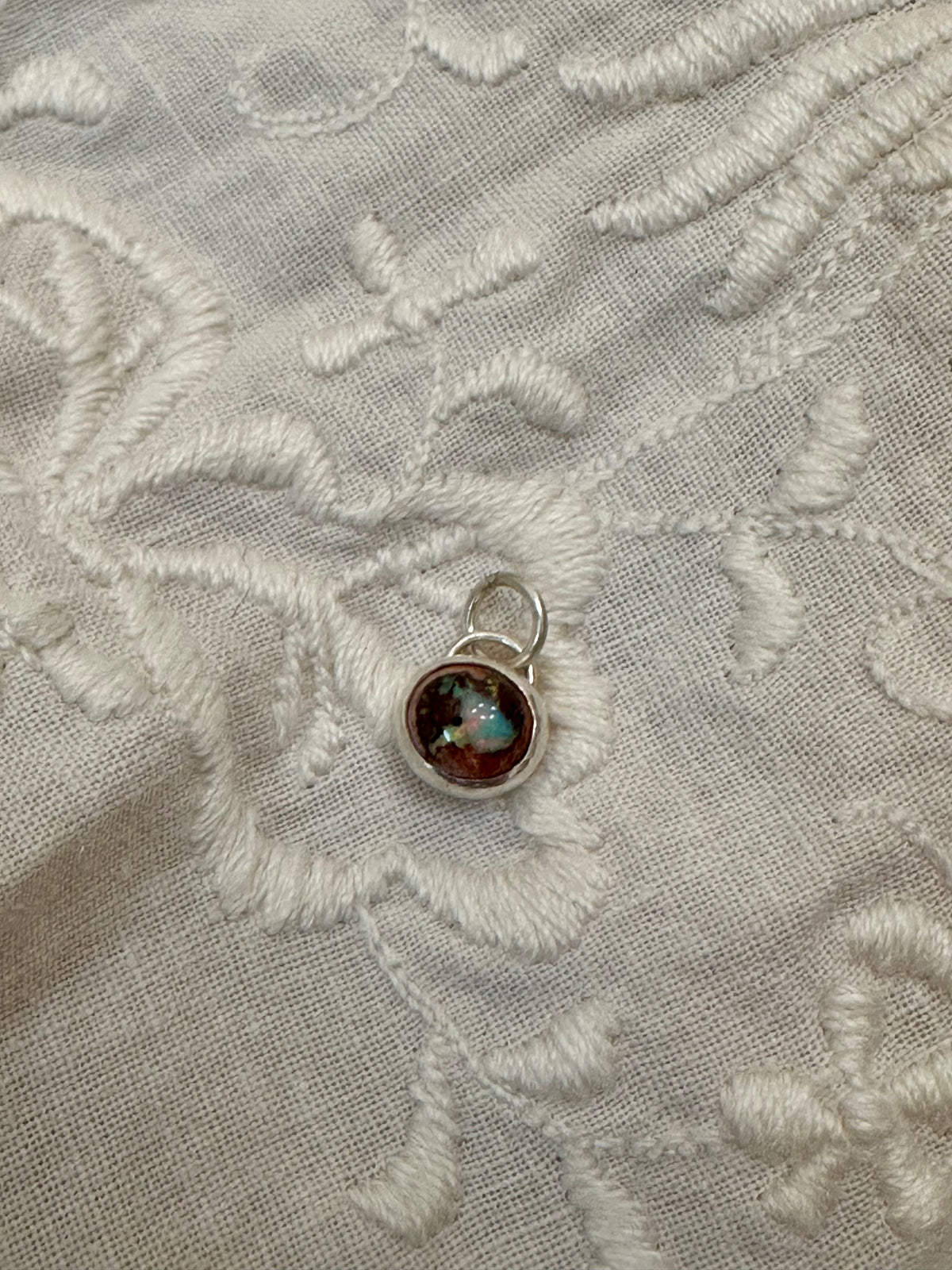 Little Blue Opal Charm