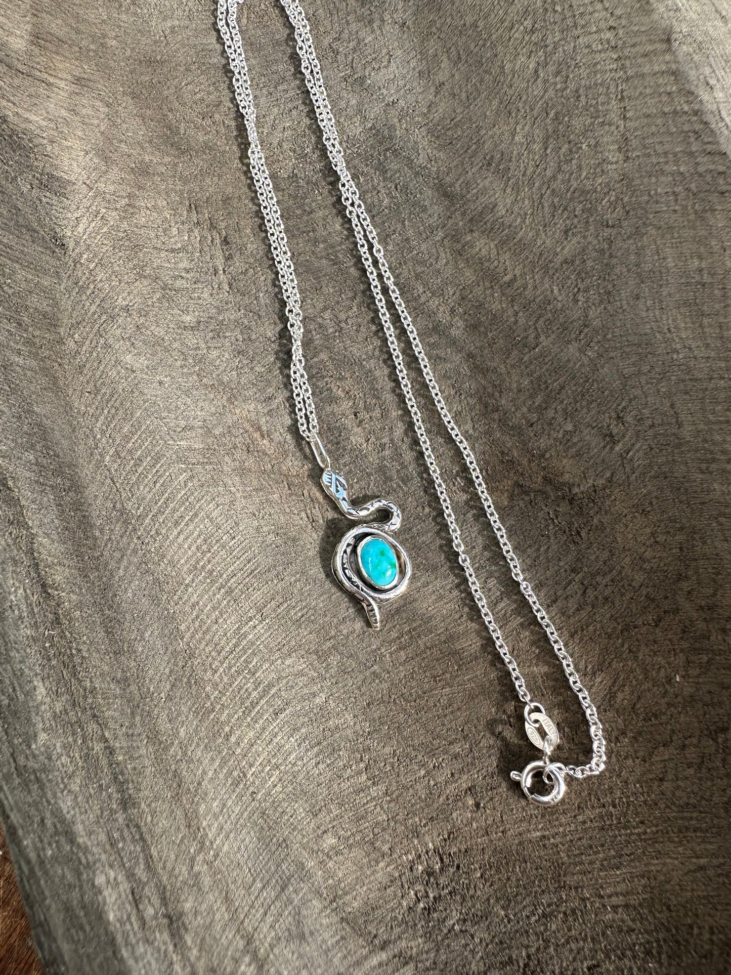 Turquoise snake charmer