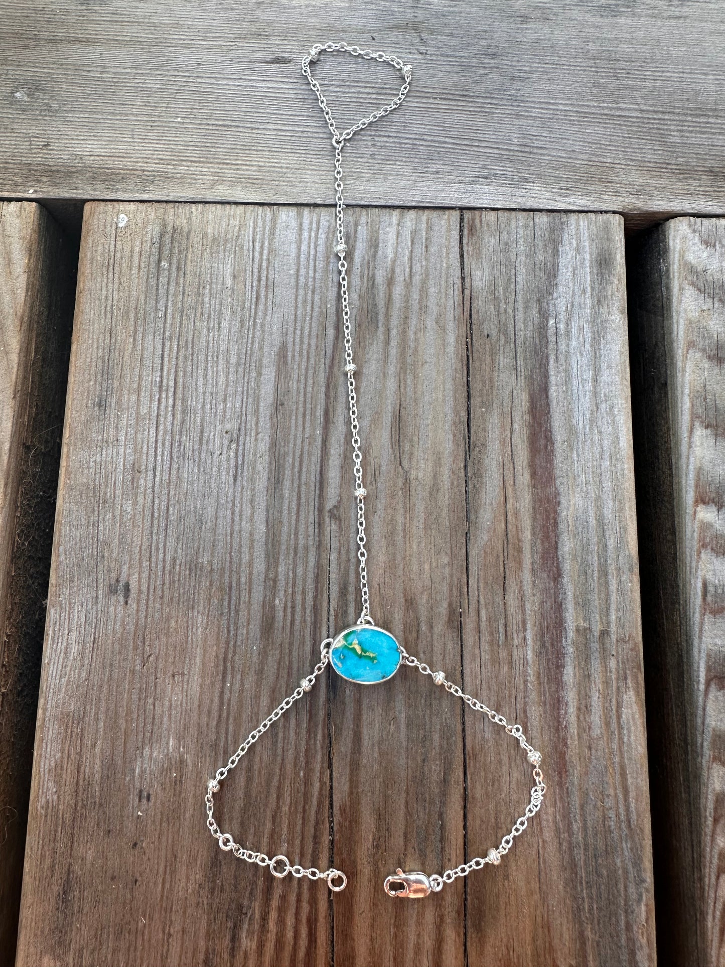 Turquoise hand chain