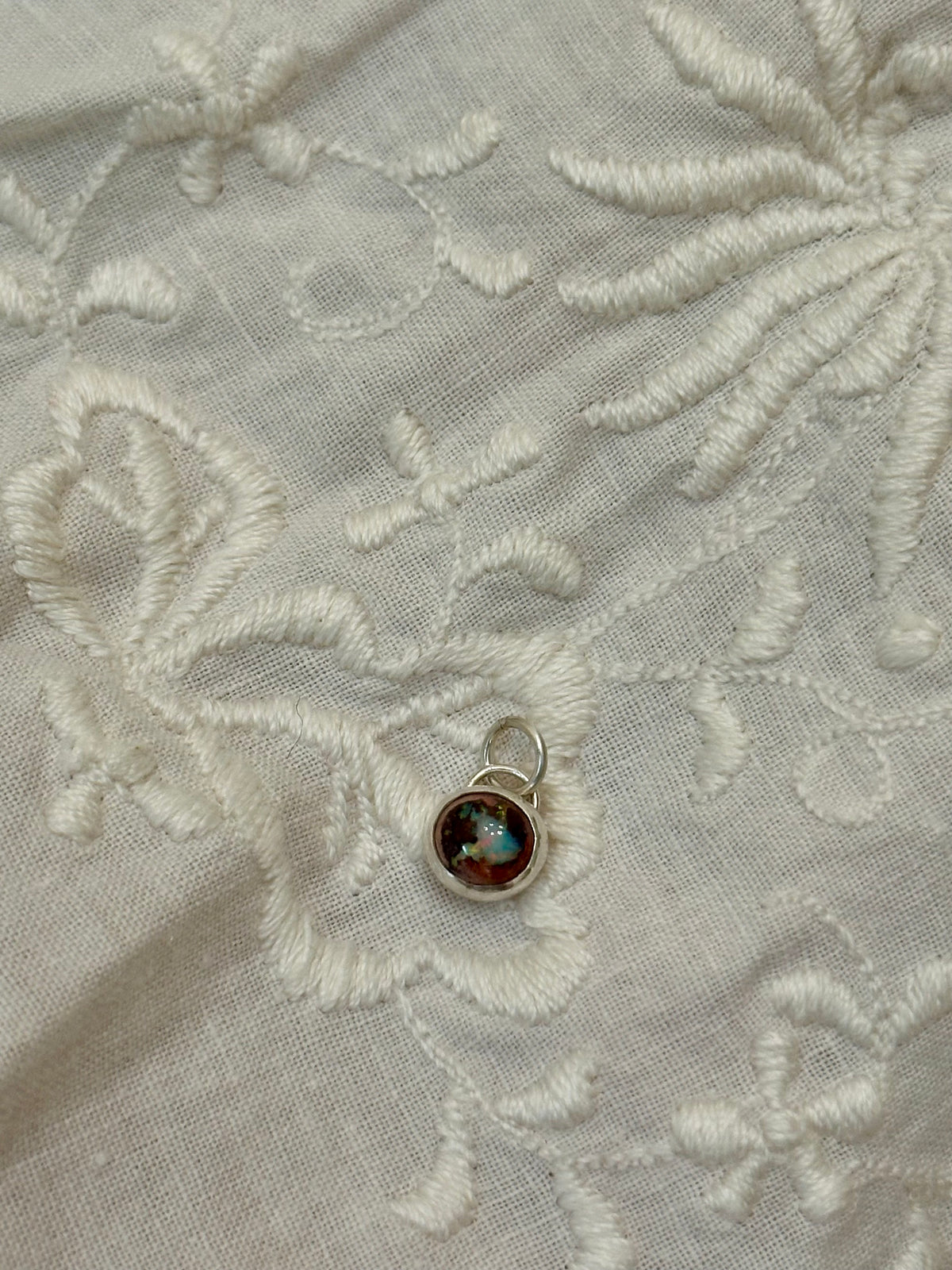 Little Blue Opal Charm