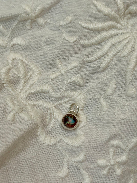 Little Blue Opal Charm