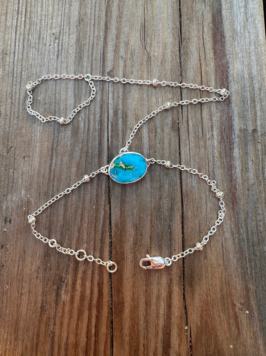 Turquoise hand chain