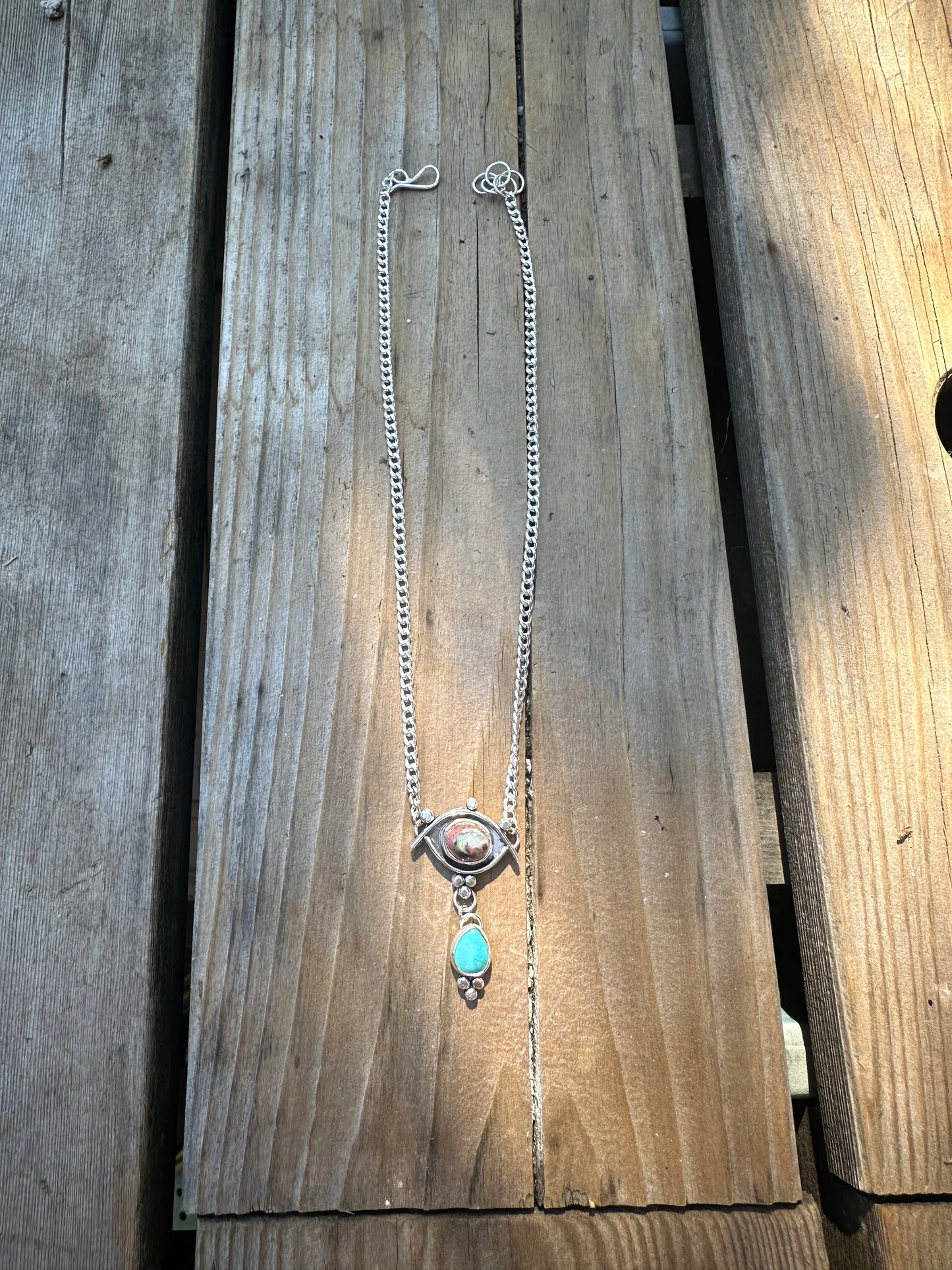 Blue Mal de Ojo Choker